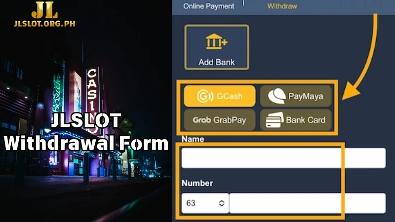 JLSLOT Withdrawal Form